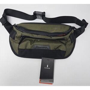 Alpaka Flow Satchel 4L Travel Crossbody Bag Green Axoflux 210D New With Tags